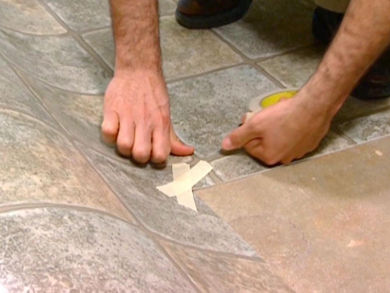 How To Install Vinyl Flooring Tos, Laying Sticky Back Floor Tiles