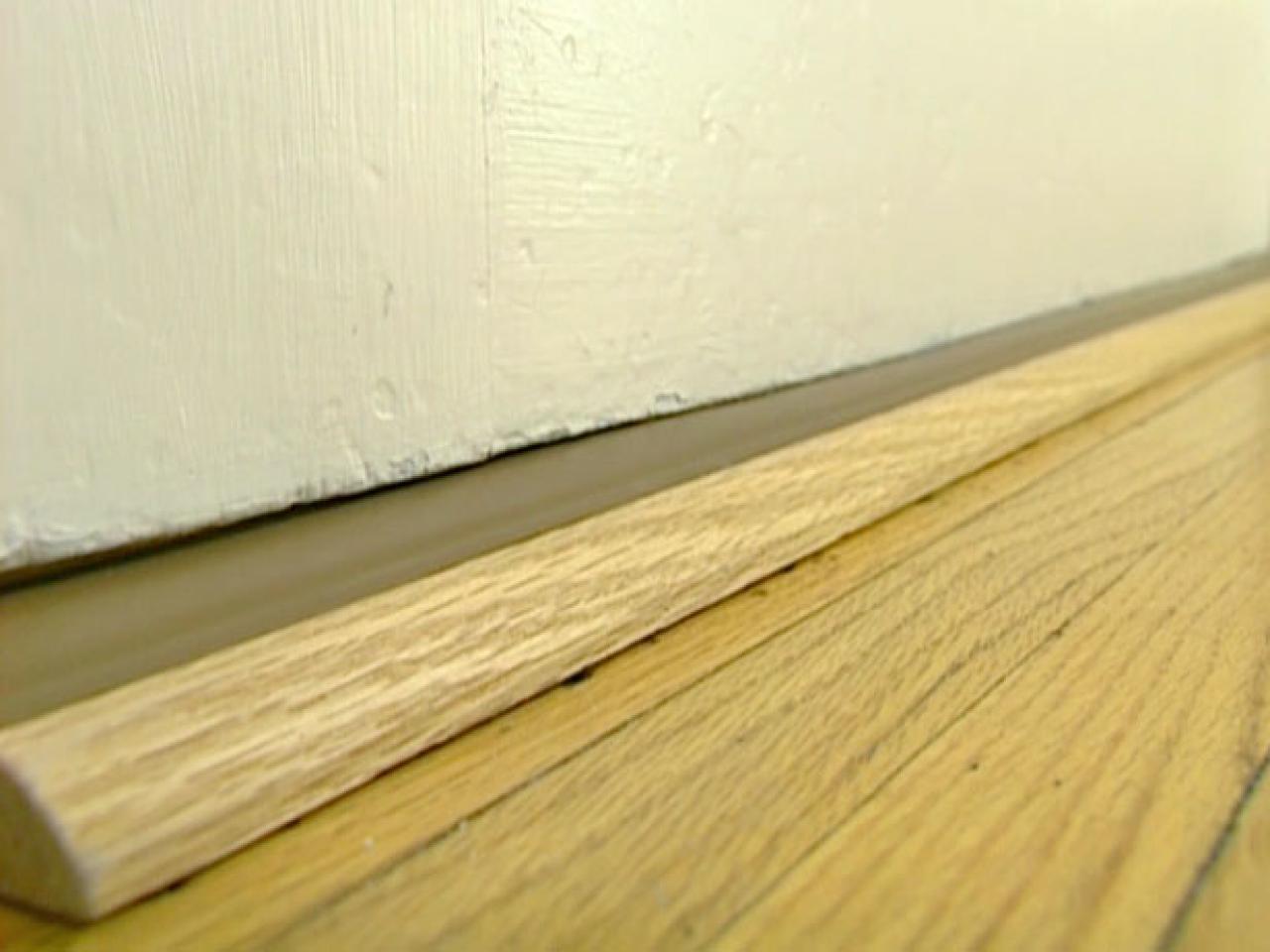 Door Threshold With Vinyl Bulb, Vinyl Floor Door Strip