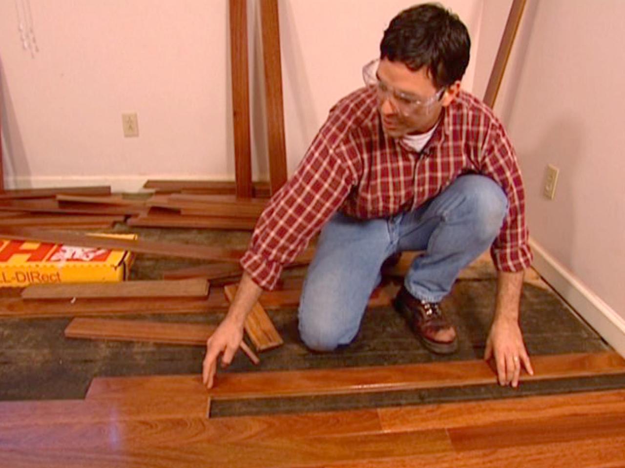 how to install nail down hardwood floors