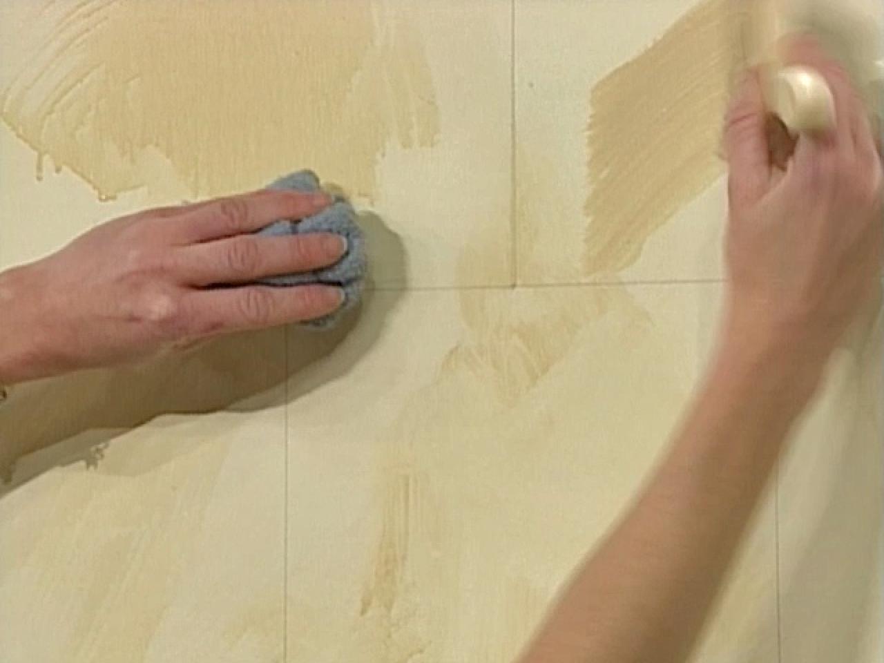 How To Paint A Faux Limestone Finish How Tos Diy