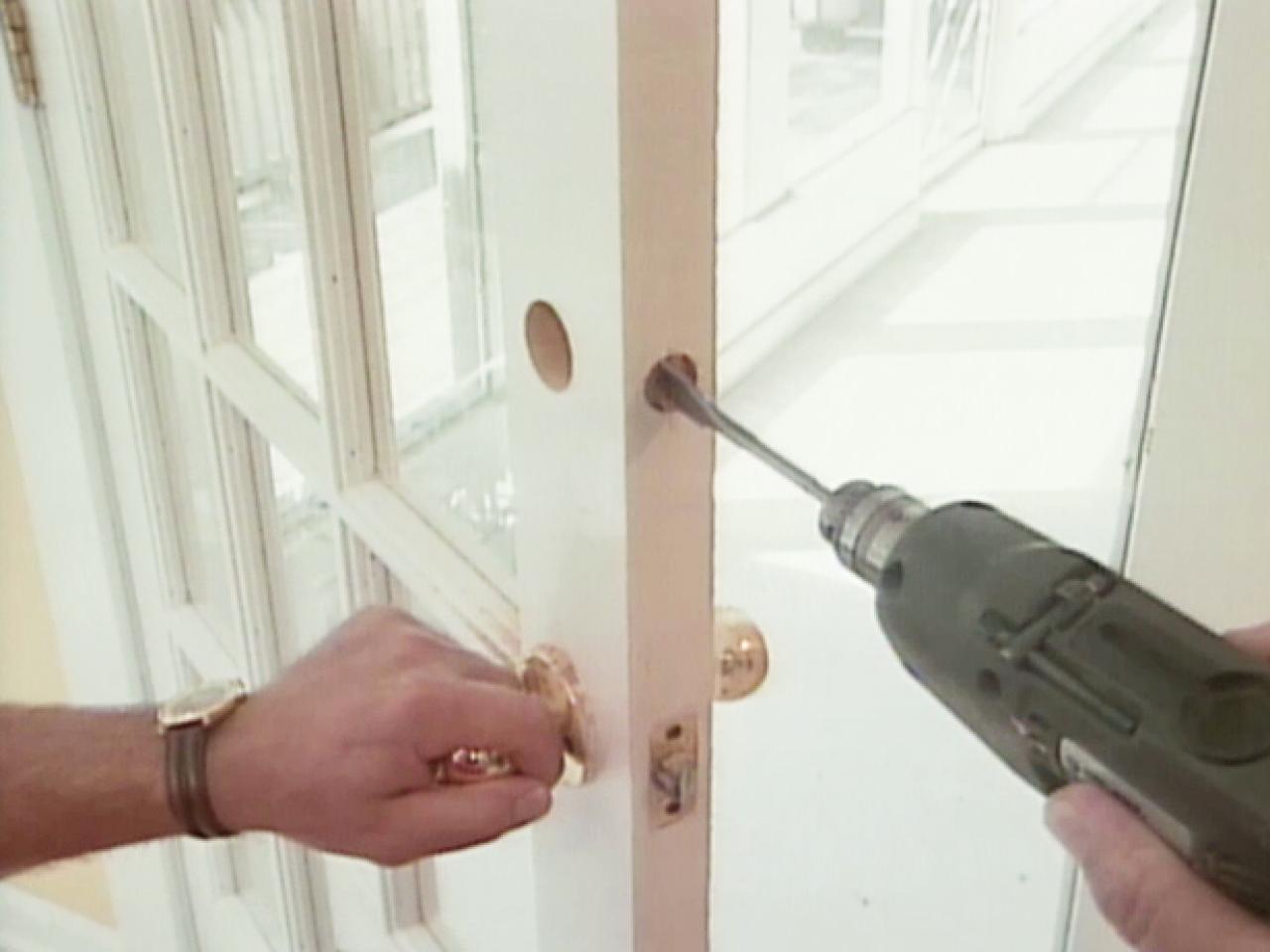 How To Install A Deadbolt Lock How Tos Diy