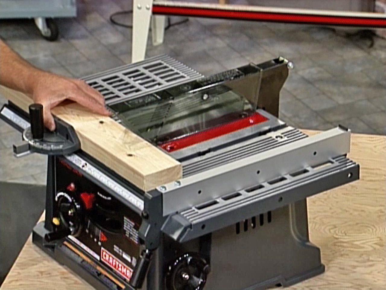 Table Saw Basics Diy