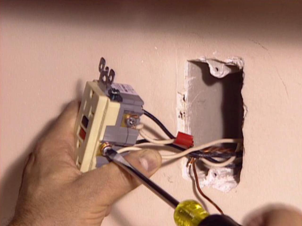 Installing a GFCI Outlet | how-tos | DIY leviton network wiring diagram 