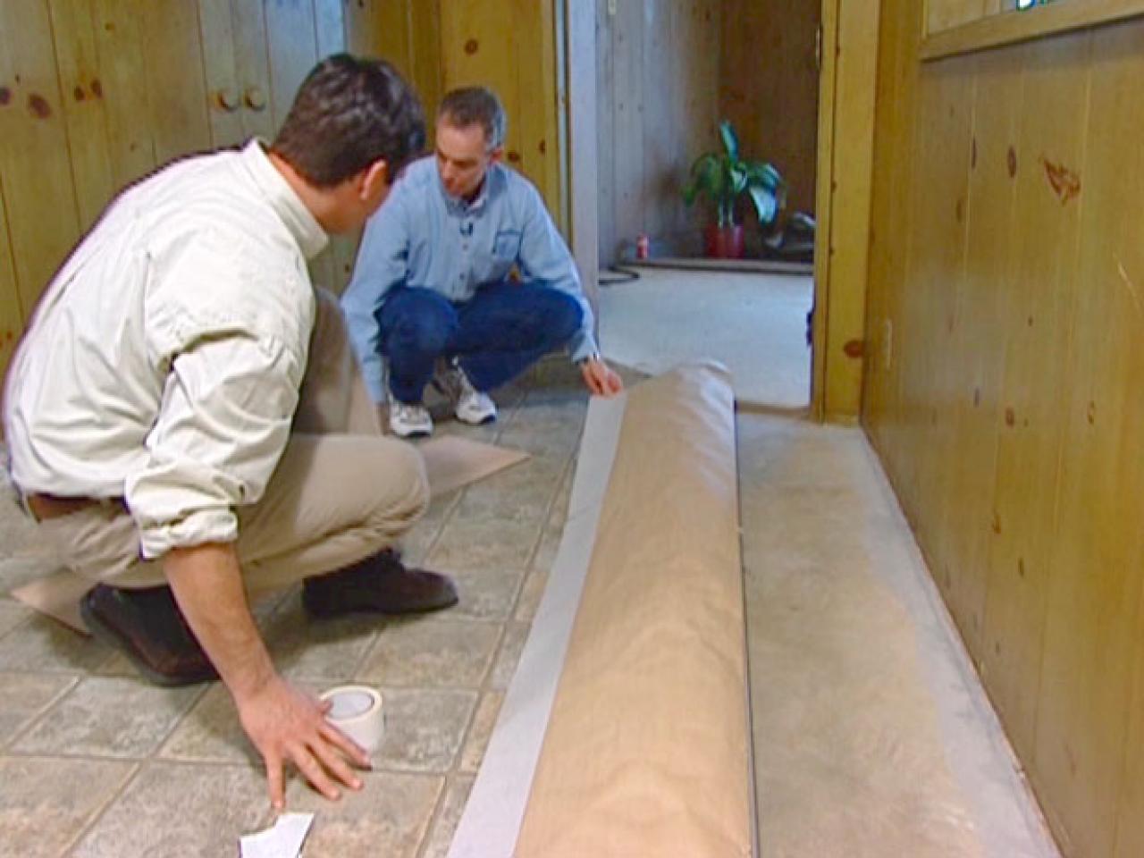 How To Lay Vinyl Planks On Concrete Floor vinyl tile over kitchen