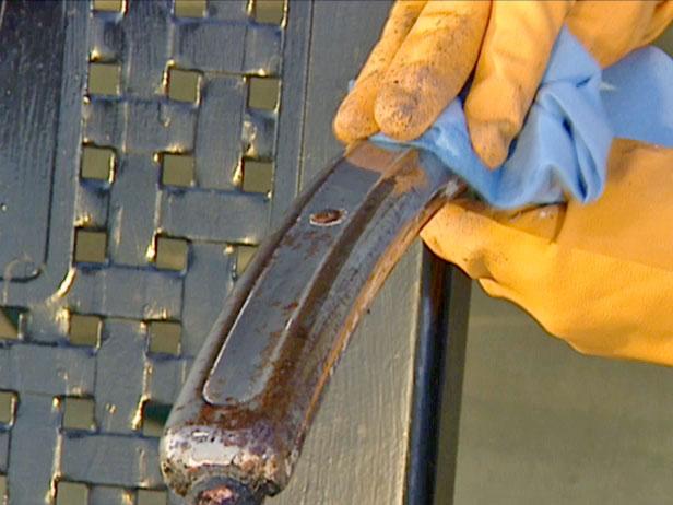 Remove Paint From Metal And Wicker, How To Remove Paint From Metal Furniture