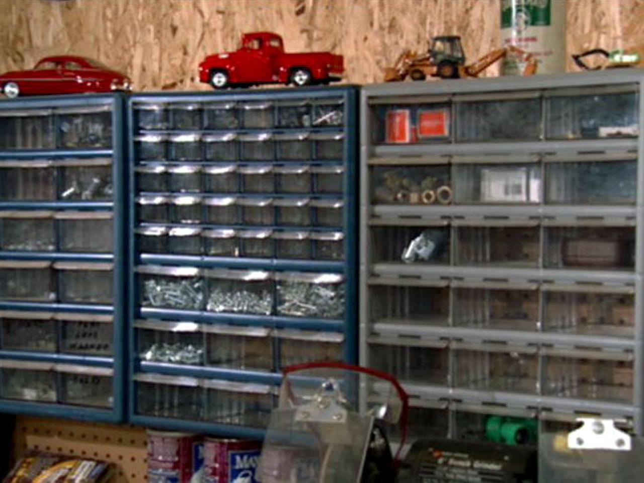 Organizing Small Items In A Workshop Diy