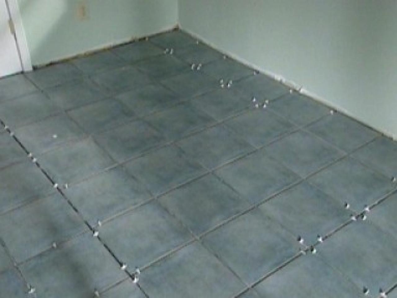 How To Tile A Floor How Tos DIY