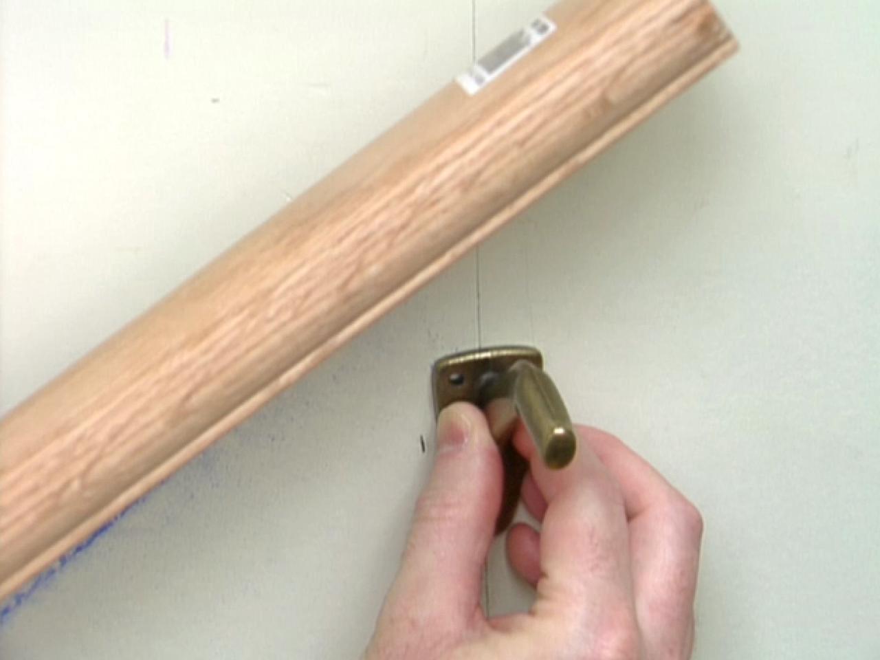 How To Install A Stairway Handrail How Tos Diy