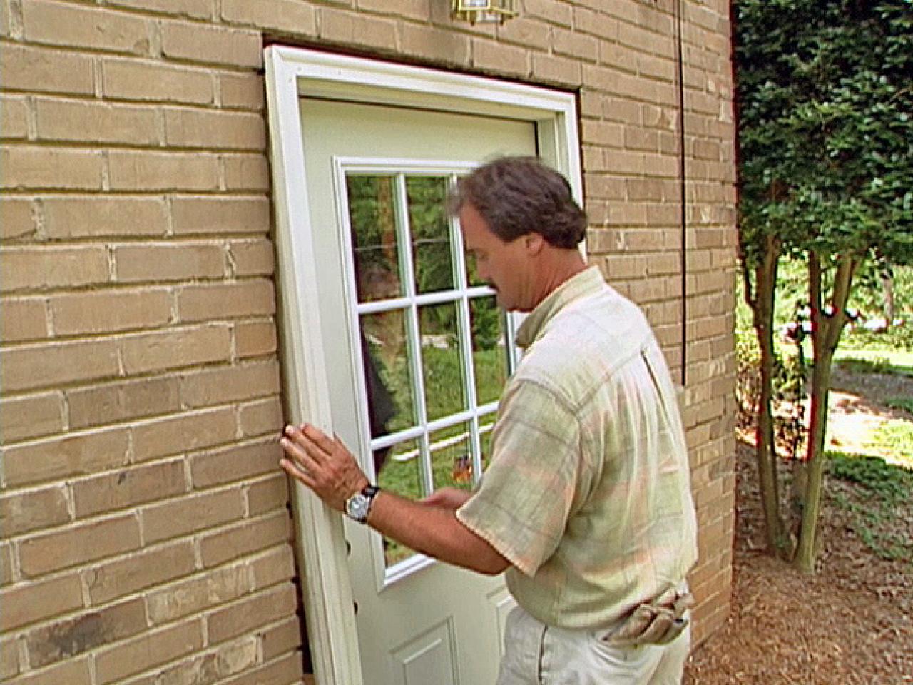 How to Install a Pre-Hung Exterior Door | how-tos | DIY