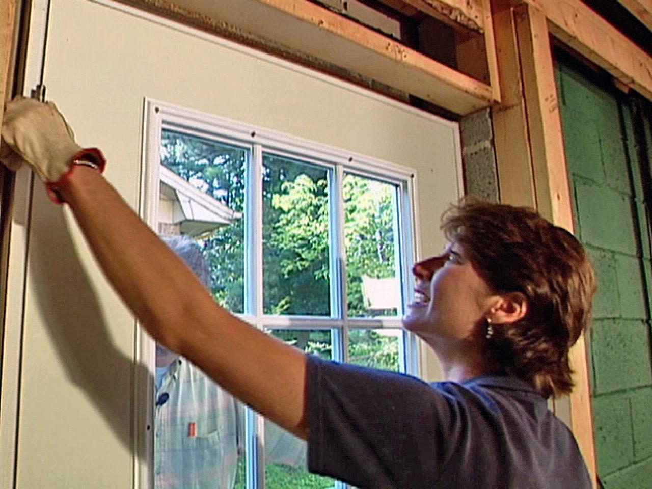 How to Install a Pre-Hung Exterior Door | how-tos | DIY

