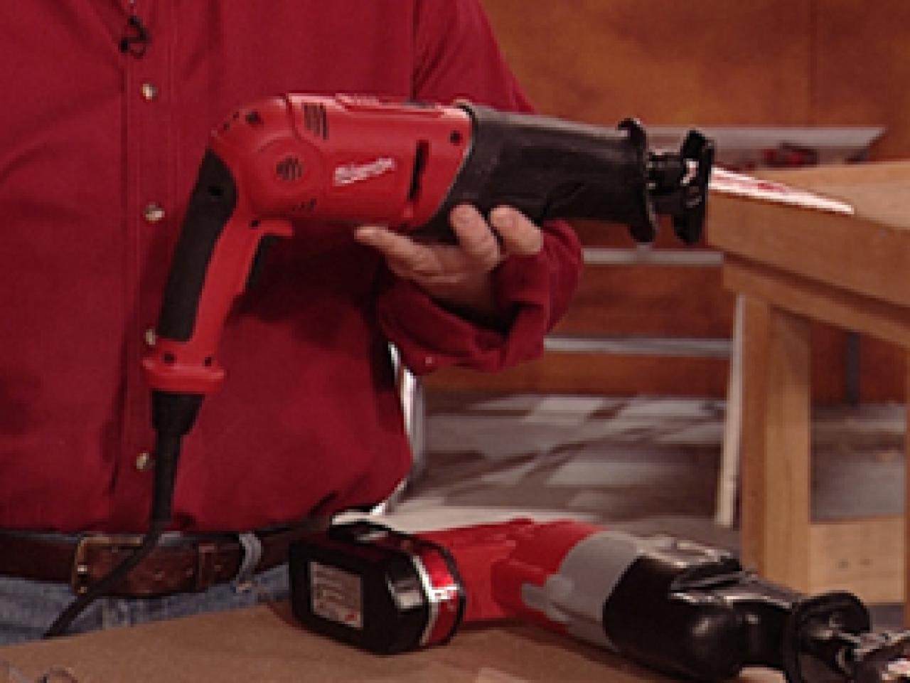 Using a Reciprocating Saw DIY