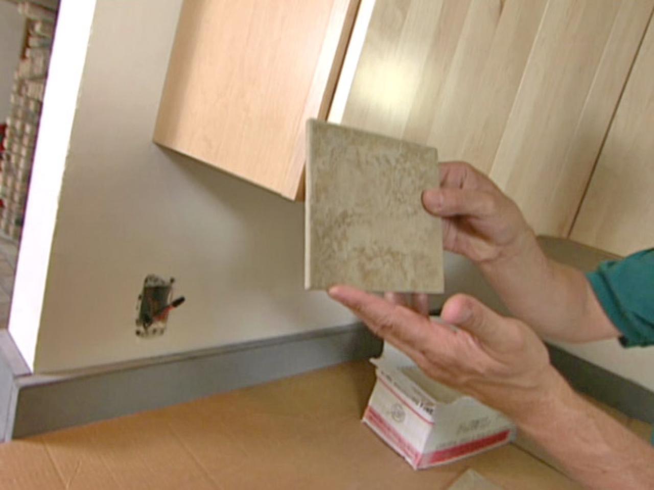 how to install ceramic tile backsplash video