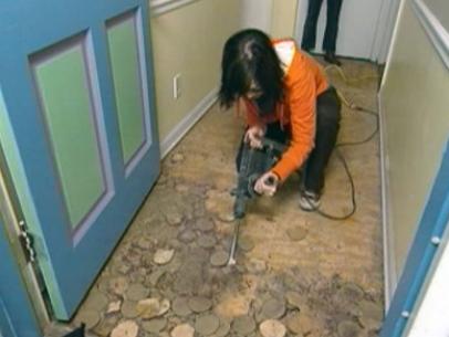 How To Install Linoleum Flooring, How To Remove Lino Tiles From Concrete Floor