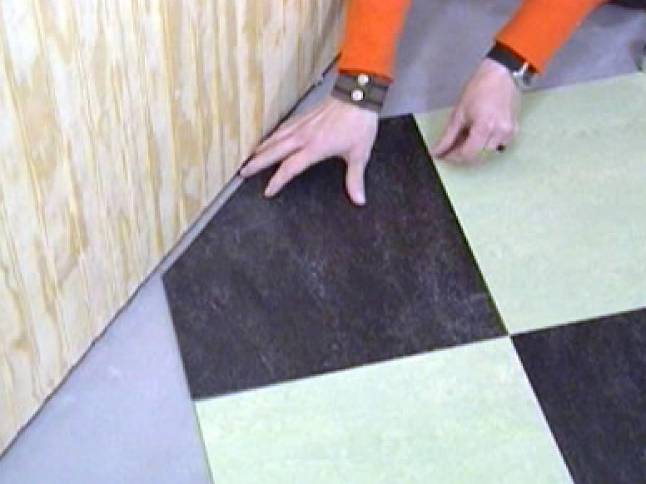 How To Install Linoleum Flooring, How To Lay Linoleum Square Flooring