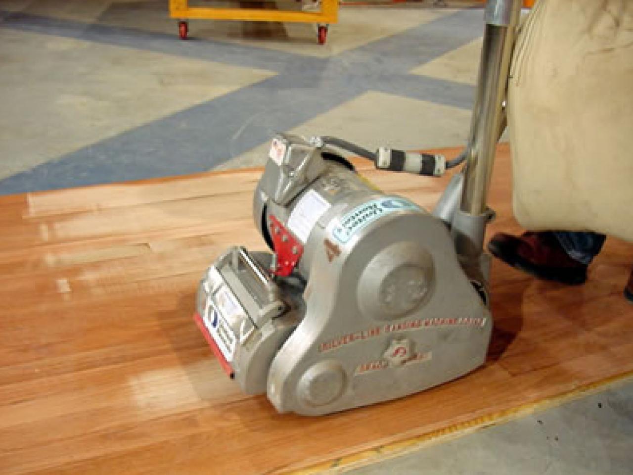 Drill Brushes And Floor Sander How To, Hardwood Floor Sanding Equipment