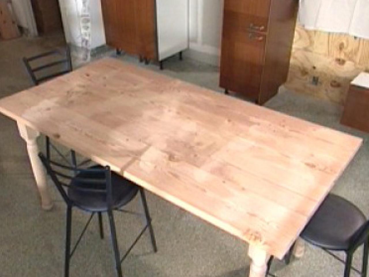 Build A Diy Wood Table How Tos, How To Make Your Own Wooden Table