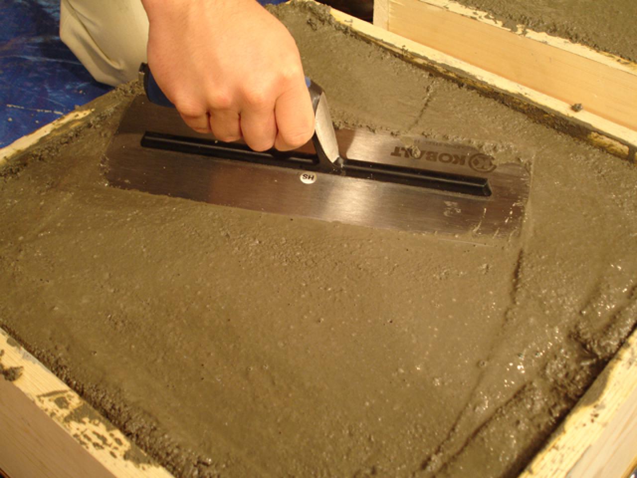 Concrete Finishing Tools howtos DIY