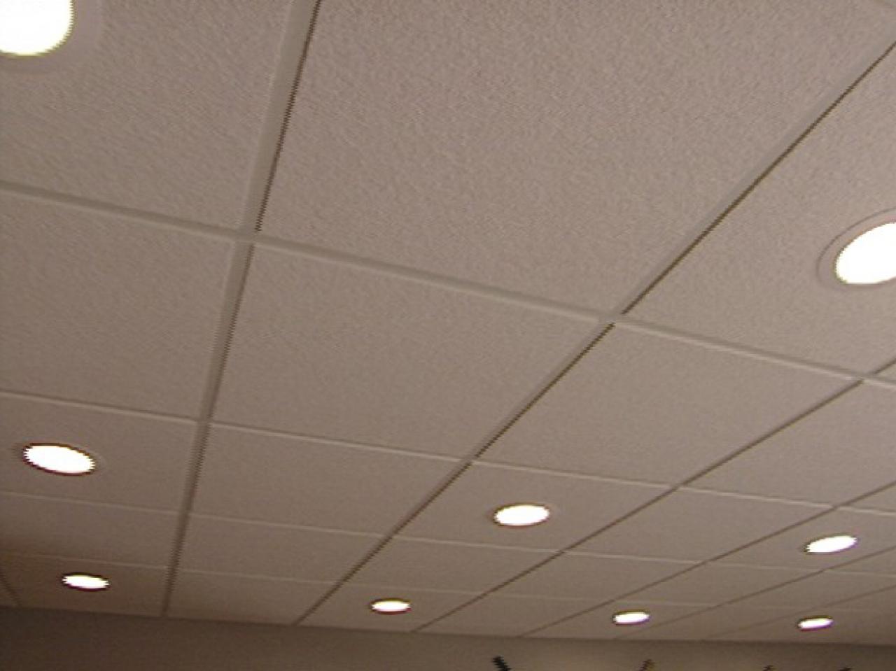 drop ceiling lighting ideas