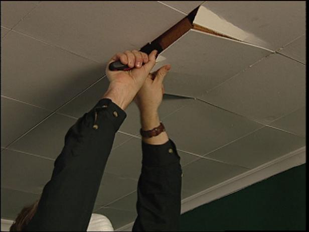How To Replace Ceiling Tiles With Drywall How Tos Diy