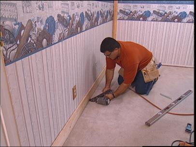 How To Install New Pine Trim In Rustic Room How Tos Diy