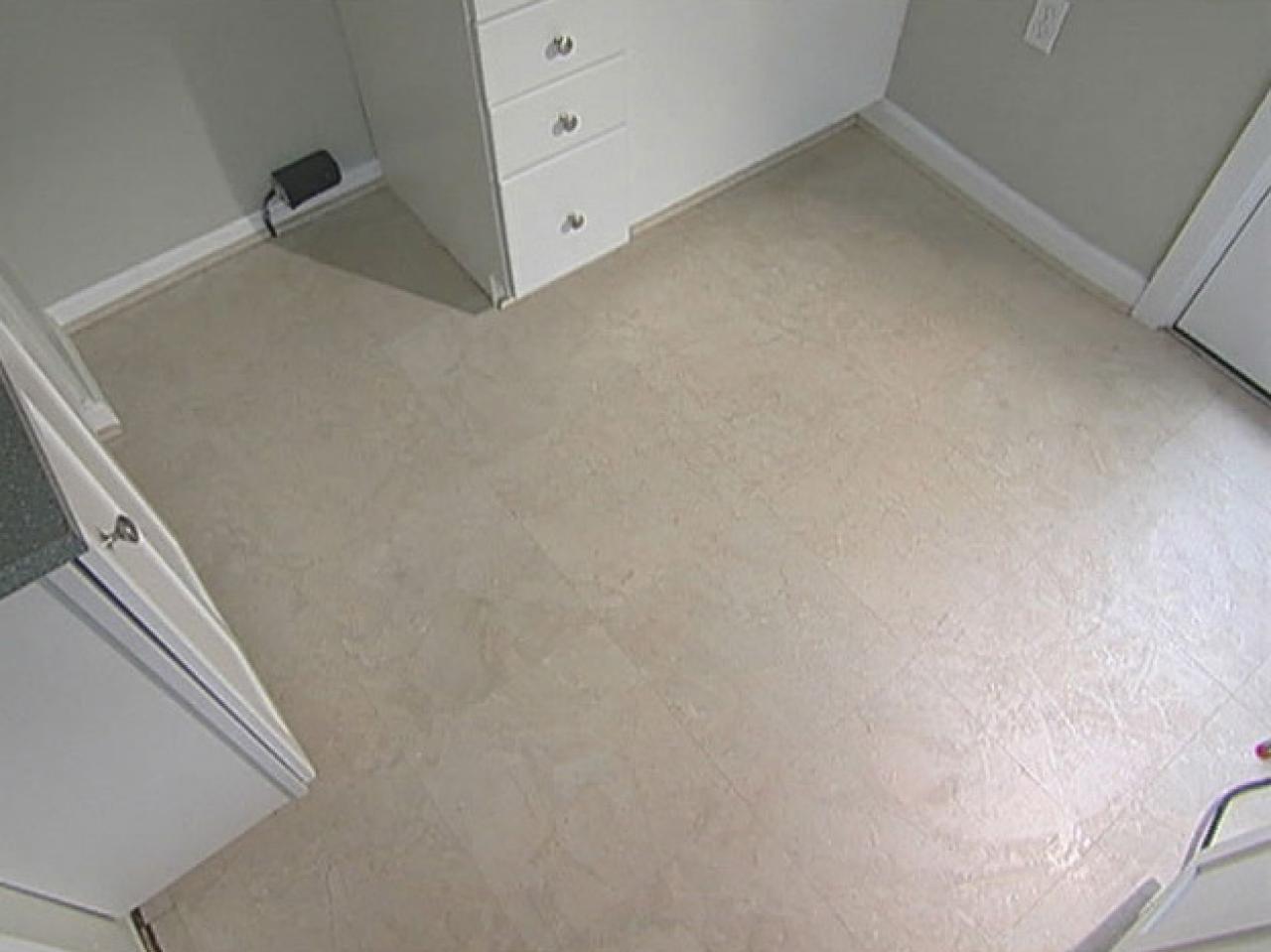 floor laminate flooring kitchen floors diy install vinyl wood hardwood diynetwork laid should linoleum painting concrete cons before basement pros