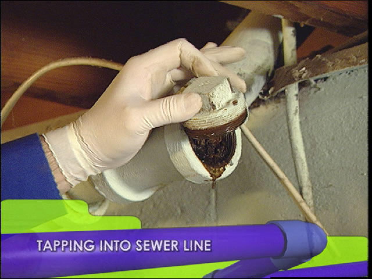 Add Cleanout To Sewer Line Cleaning A Main Sewer Line With An Outside   1420847297382 