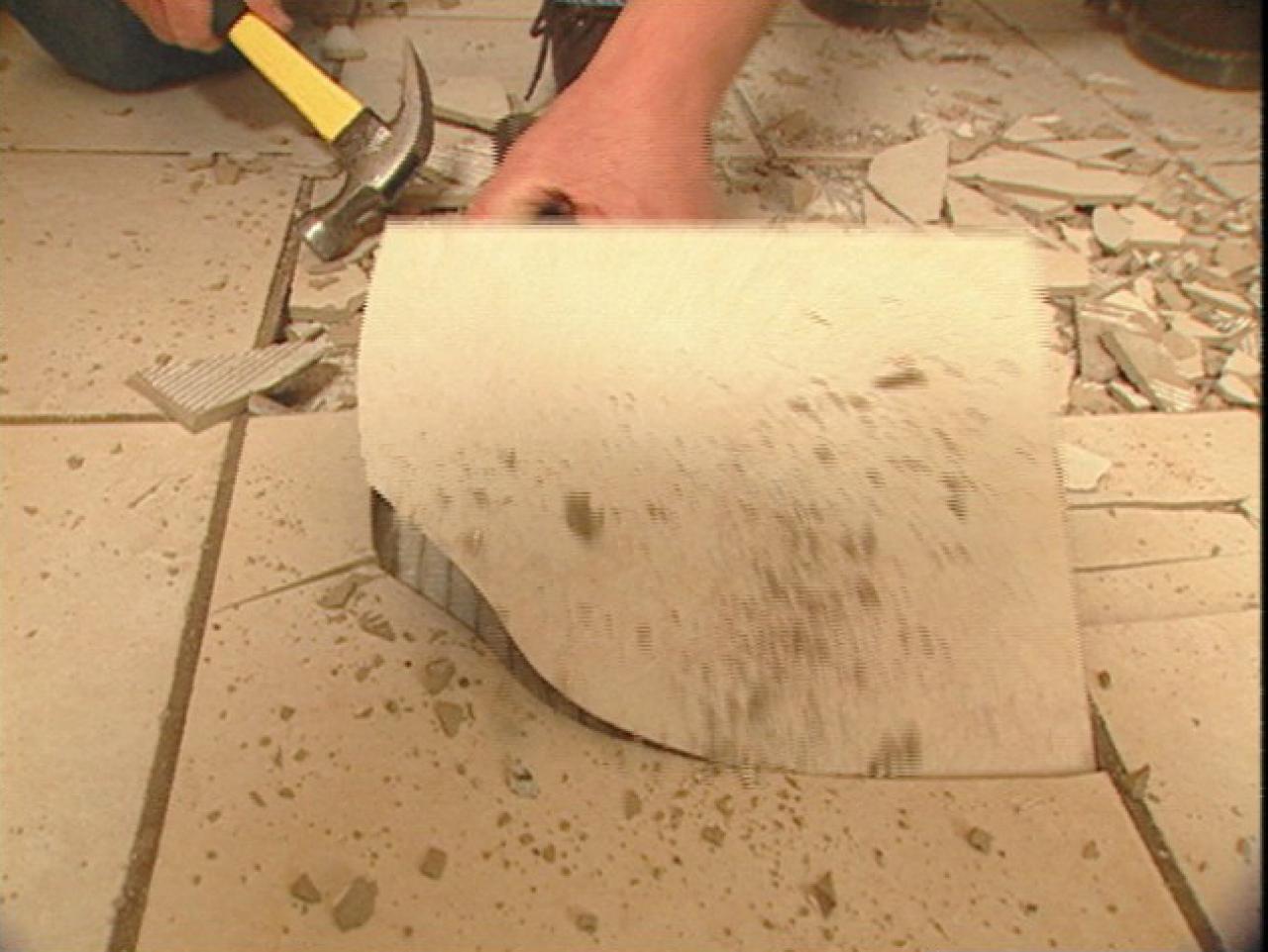 How To Remove Tile Flooring How Tos Diy