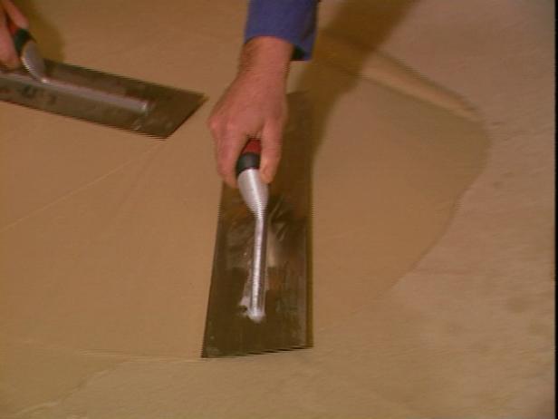 How To Install A Skim Coat For A Concrete Floor How Tos Diy