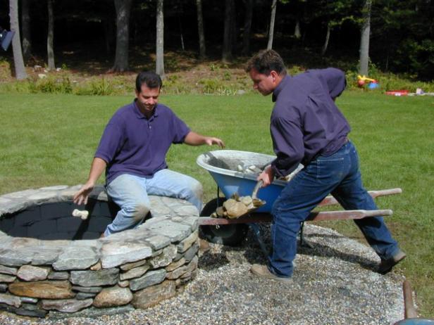 How To Build A Stone Fire Pit Tos, Build Your Own Stone Fire Pit