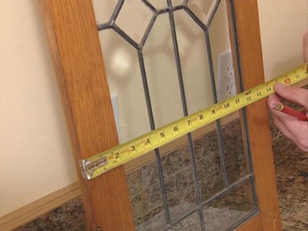 How To Add Antique Leaded Glass, Diy Glass Cabinet Doors