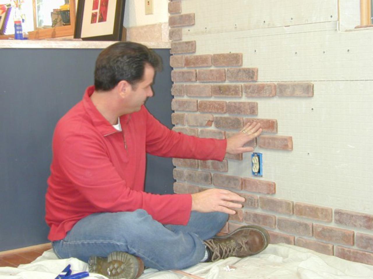 How To Install Interior Brick Veneer How Tos Diy