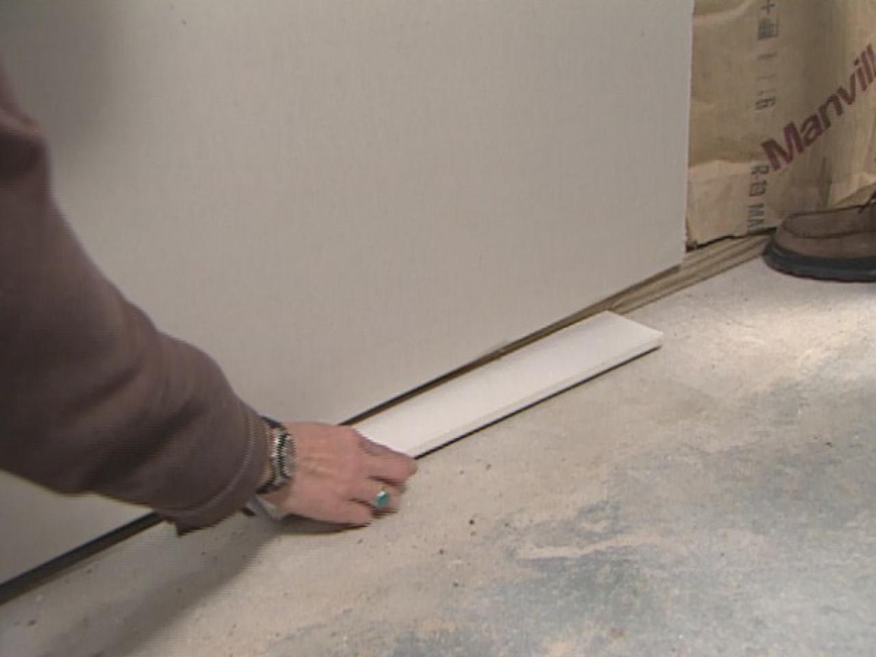 How To Install Basement Drywall How Tos Diy