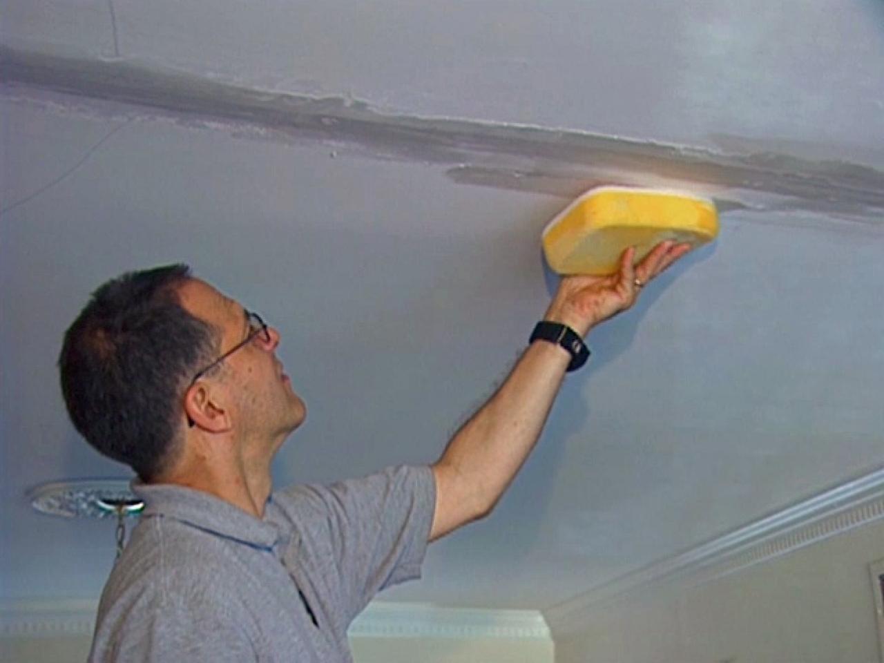 How To Cover A Ceiling Crack How Tos Diy