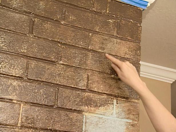 How To Apply A Dry Brushing Technique To A Fireplace How Tos Diy