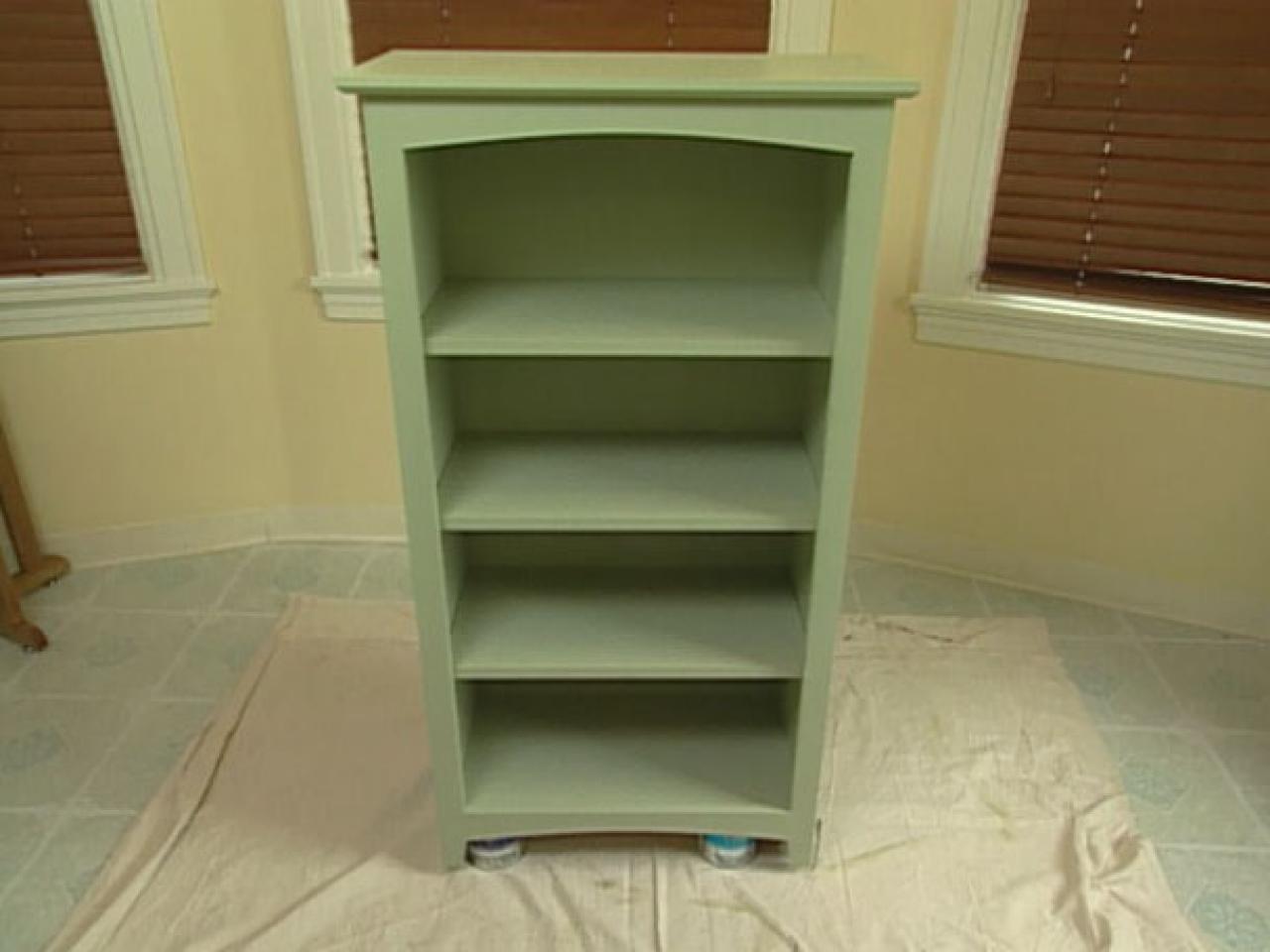 Apply A Faux Pearl Treatment To A Bookcase How Tos Diy