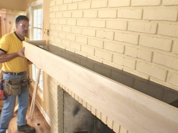 Install A Fireplace Mantel And Add Stone Veneer Facing How Tos Diy