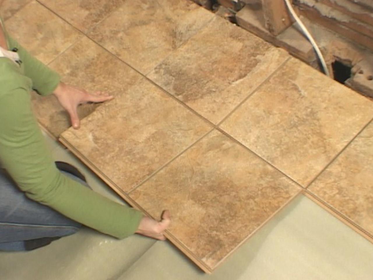 How to Install Snap  Together Tile  Flooring  how tos DIY