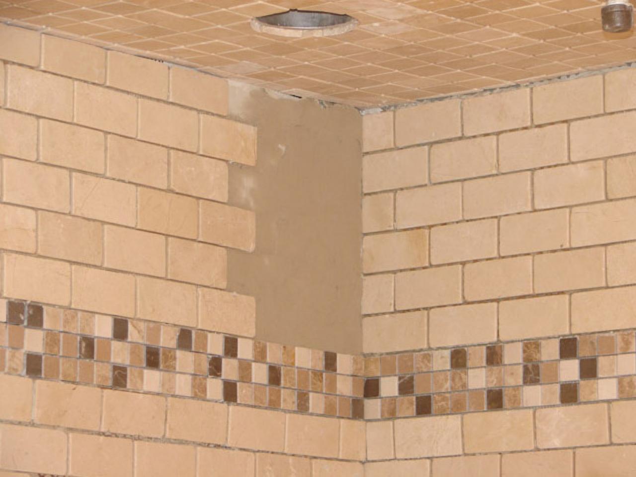 How To Install Tile In A Bathroom Shower How Tos Diy