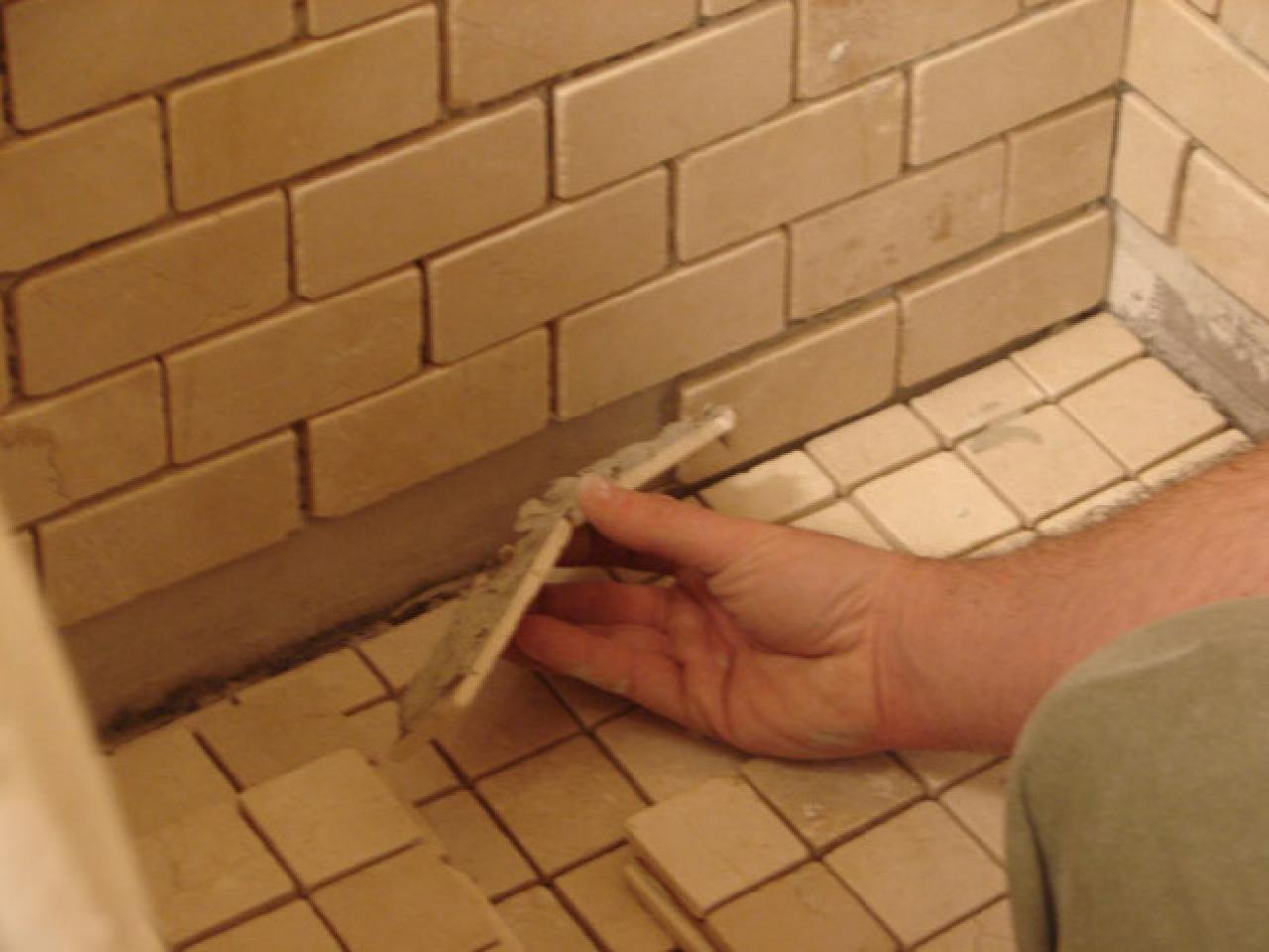 How To Install Tile In A Bathroom Shower How Tos Diy