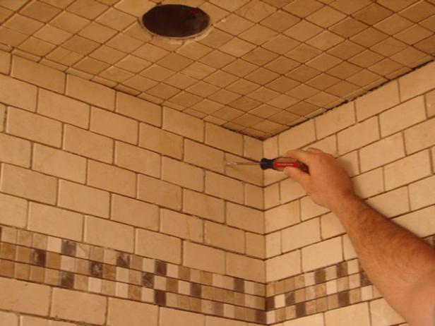 To Install Tile In A Bathroom Shower, How To Tile A Ceiling