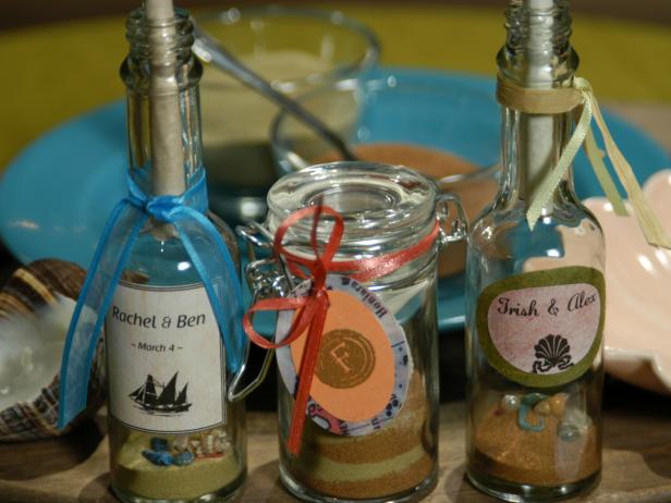 Bridal Favors: Message in a Bottle | DIY