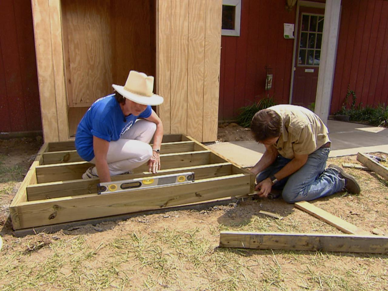 Build A Handicap Ramp And Landing, How To Build A Wheelchair Ramp For Front Door