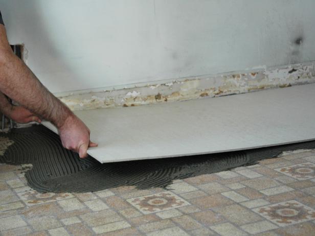 To Install A Tile Floor In Kitchen, Installing Vinyl Plank Flooring Over Asbestos Tile