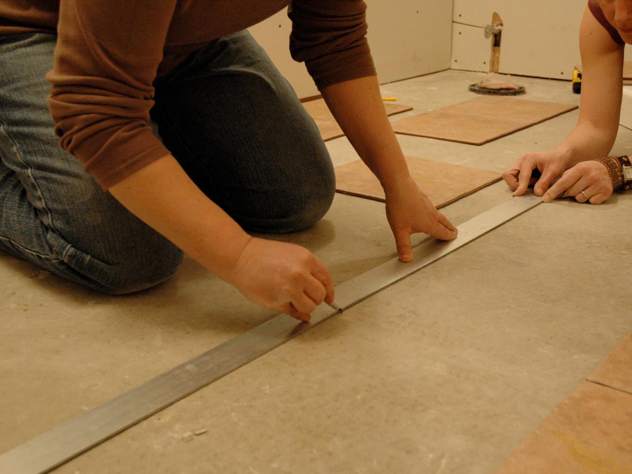 How To Install Tile On A Bathroom Floor, Replacing Bathroom Floor Tile