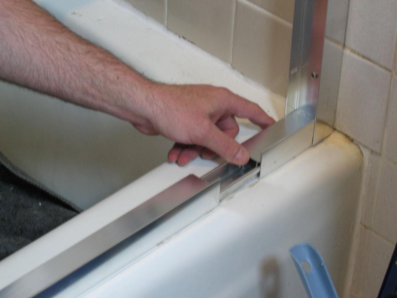 fixing-a-leaky-shower-door-youtube