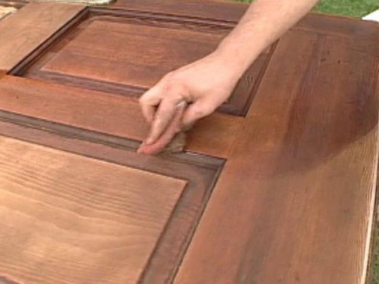 How To Refinish A Solid Wood Door How Tos Diy