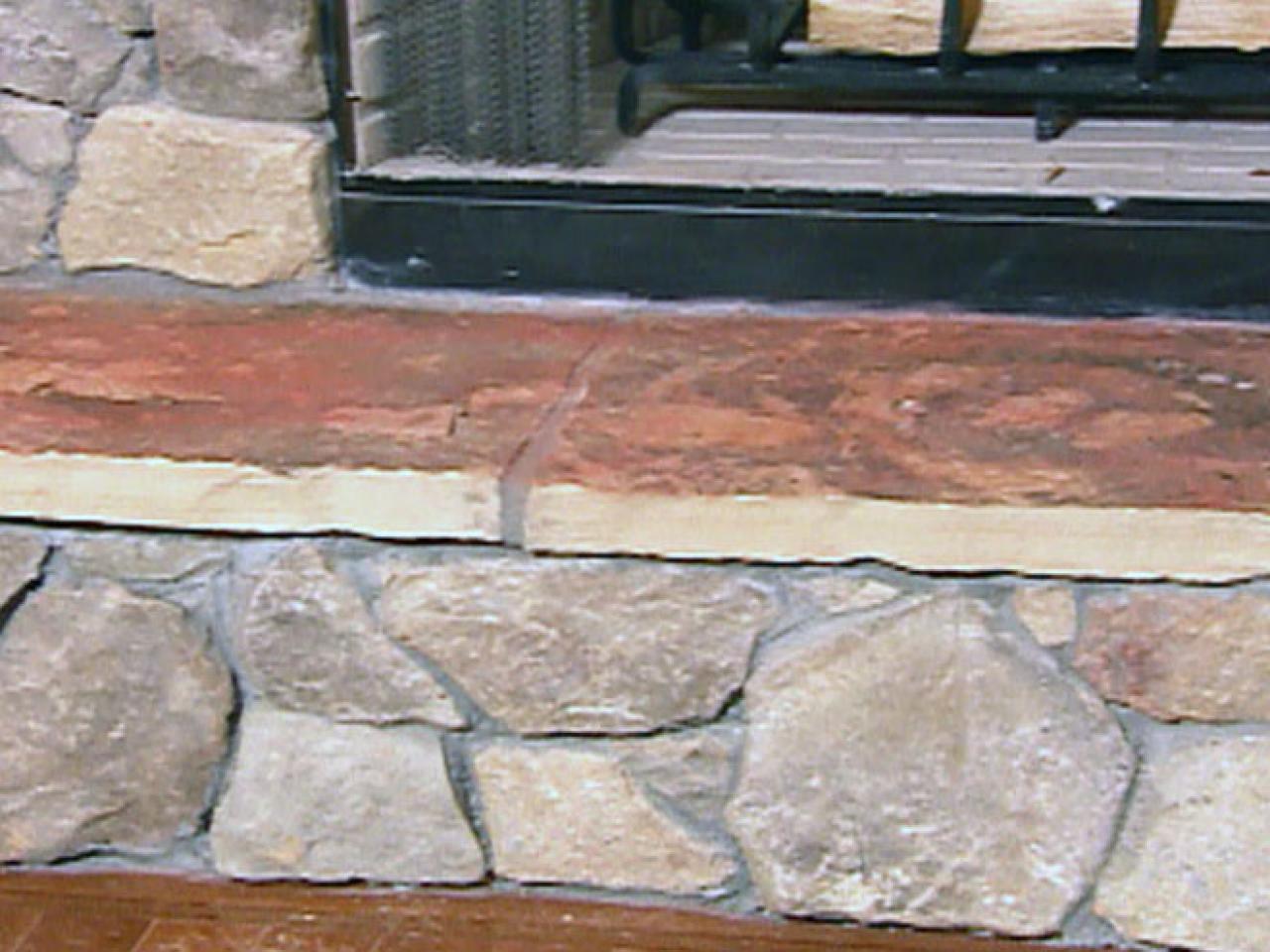 How To Create A Stone Fireplace How Tos Diy