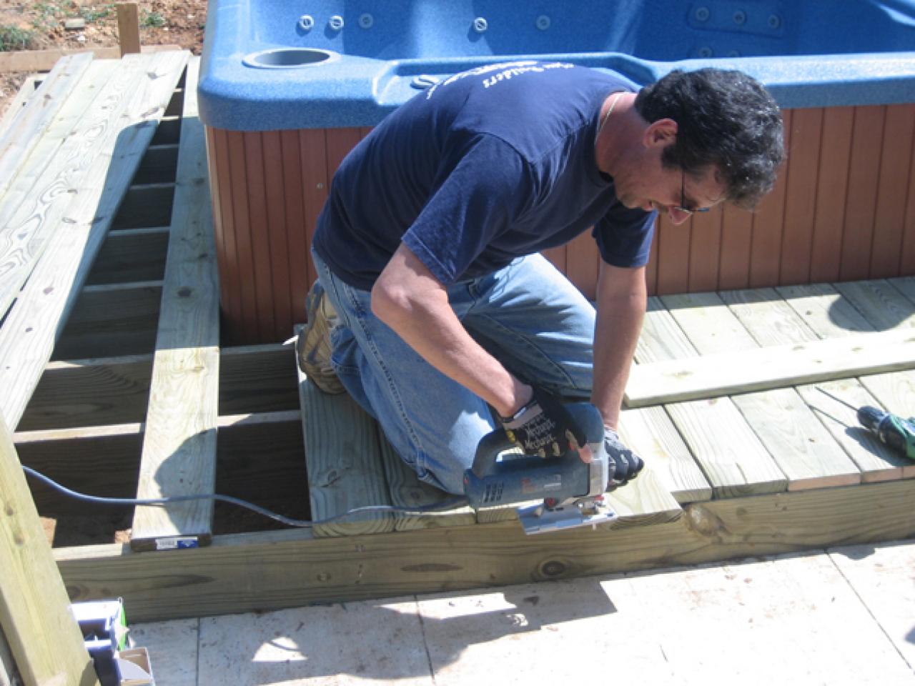 How To Install A Hot Tub On A Deck How Tos Diy