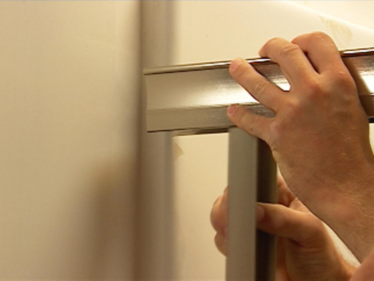 How To Install A Shower Door On A Prefab Shower How Tos Diy