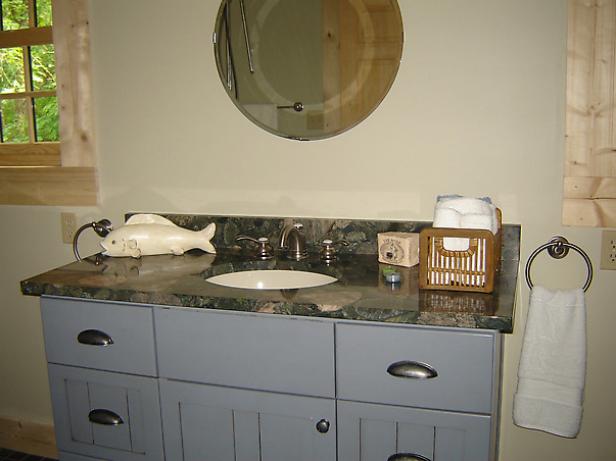 How To Install A Bathroom Vanity Tos Diy Vanity Installed In Blog Cabin Master Bathroom